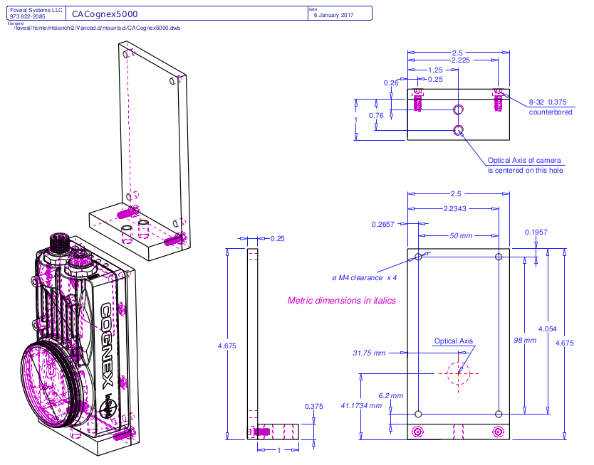 Dimensioned Drawing